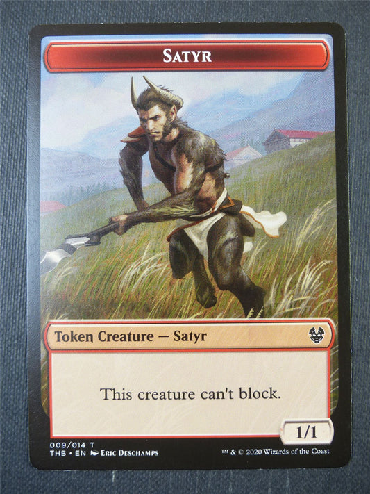 Satyr Token - Mtg Card #12G