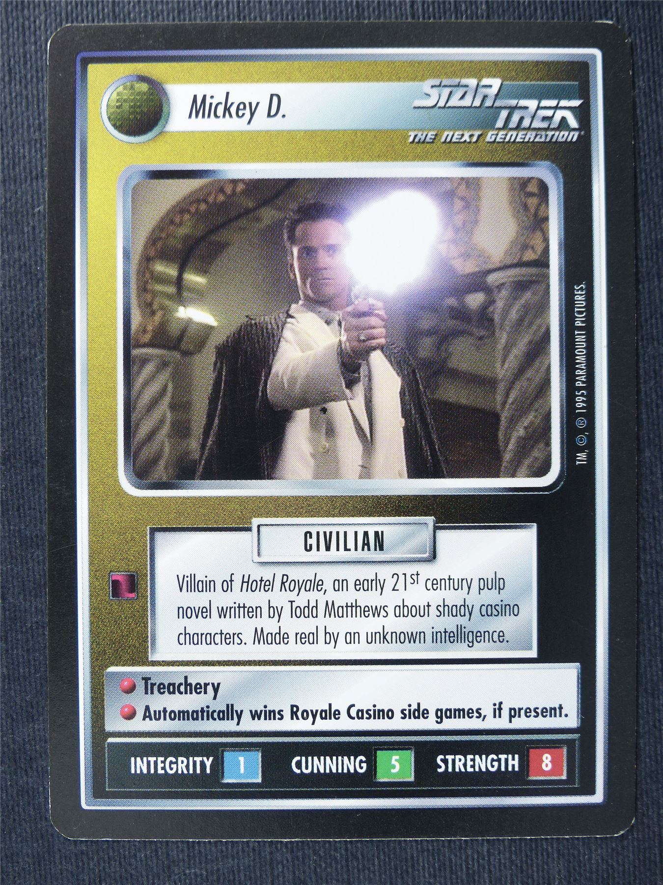 Mickey D. - NG - Star Trek Cards #TA