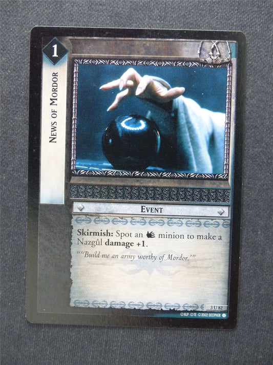 News of Mordor 3 U 82 - LotR Cards #D