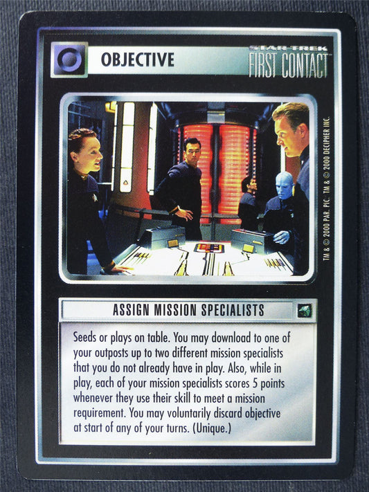 Assign Mission Specialists - FC - Star Trek Cards #10E
