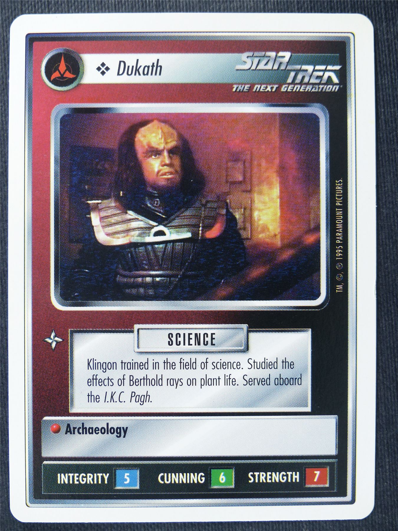 Dukath - NG - Star Trek Cards #12S