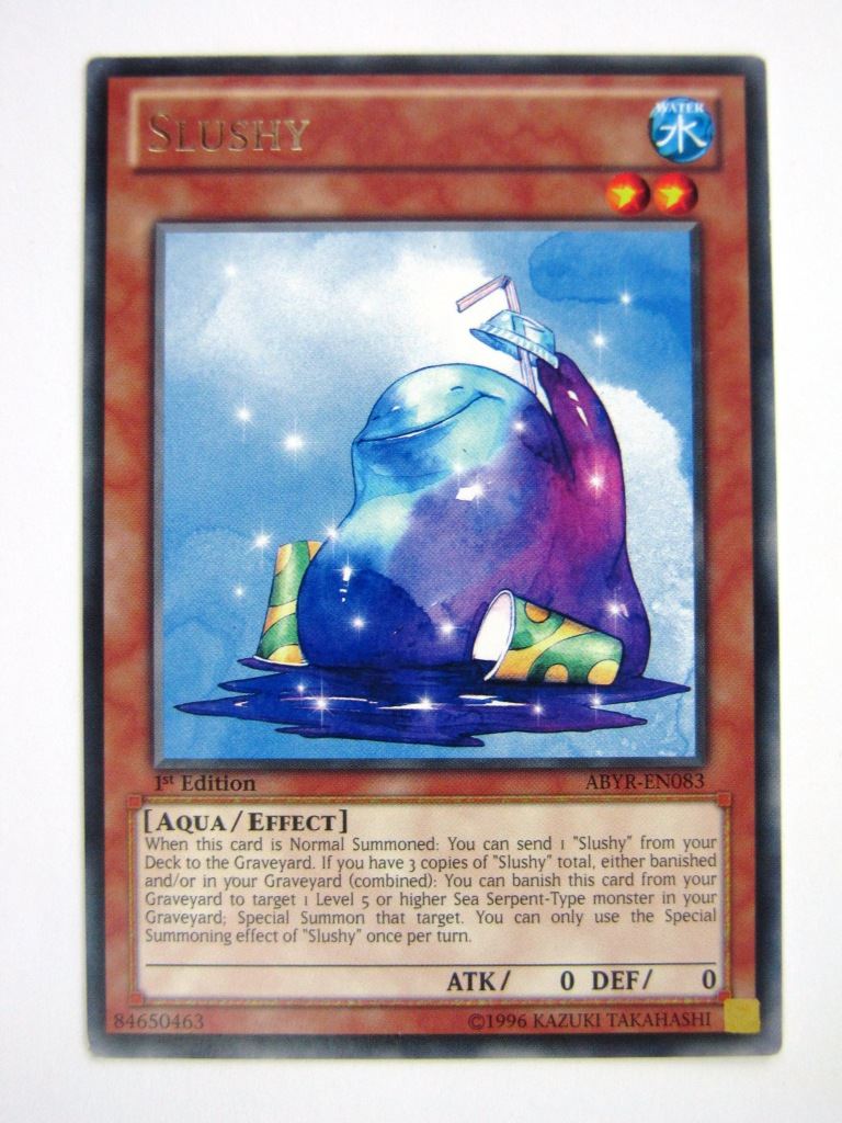 Yugioh Cards: SLUSHY ABYR RARE # 2D71