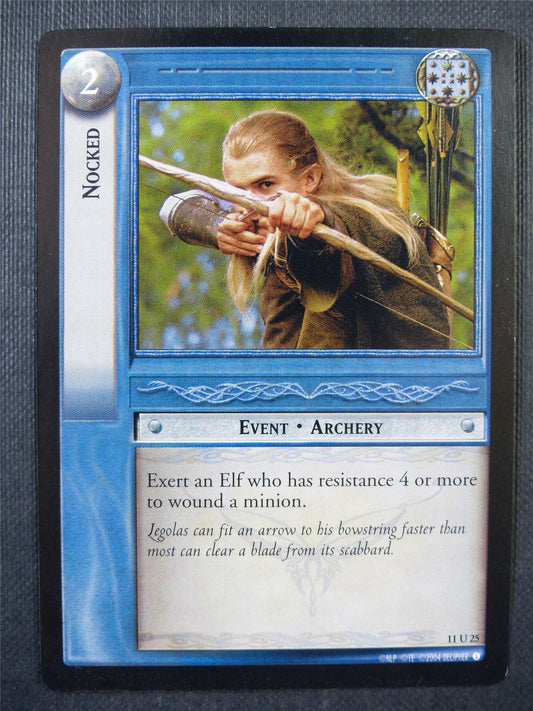 Nocked 11 U 25 - LotR Card #76Y