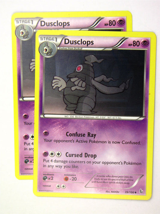 Pokemon CCG XY Flashfire - Dusclops 39/106 x2