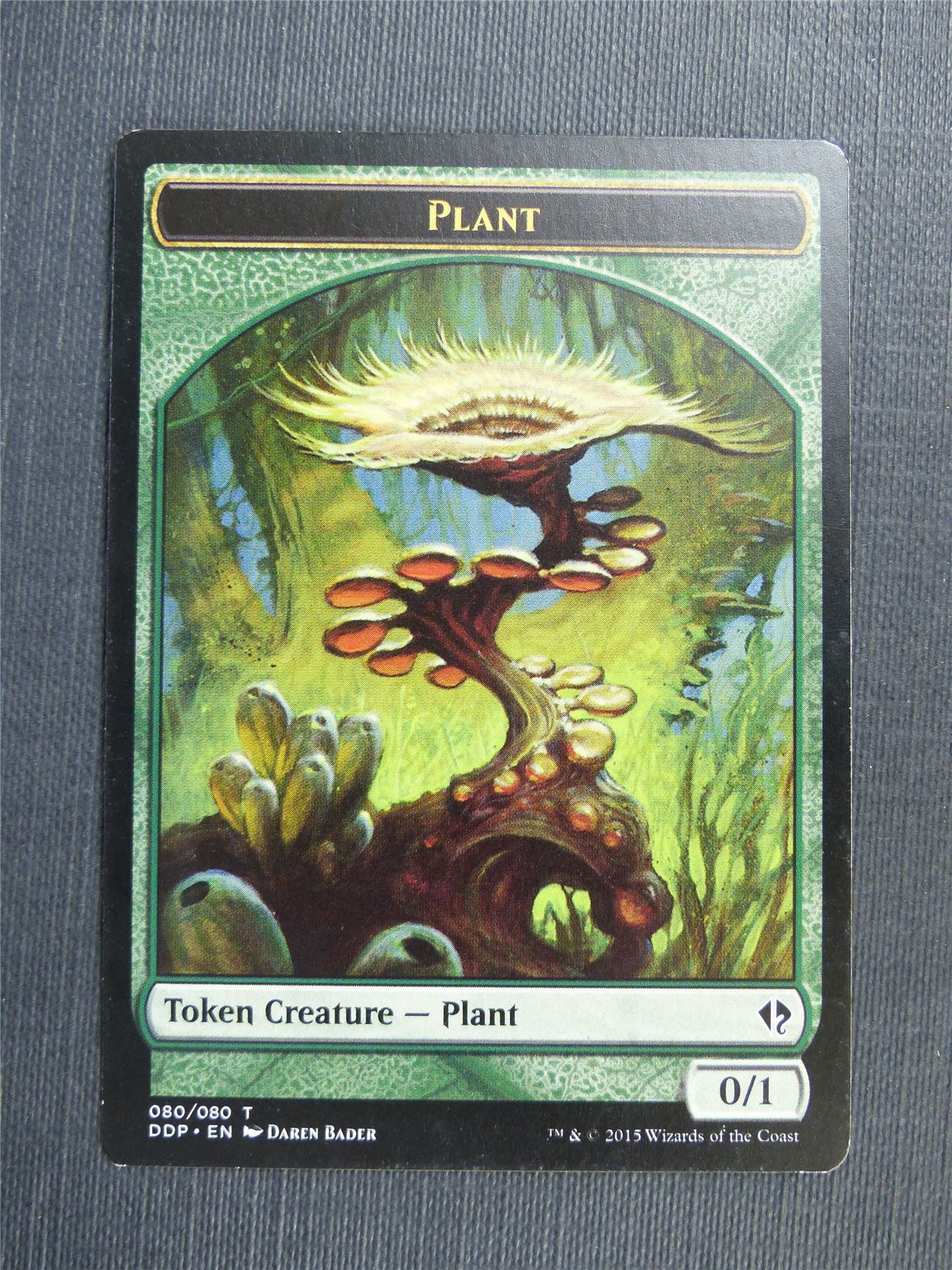 Plant - Mtg Magic Token Cards #4Q7