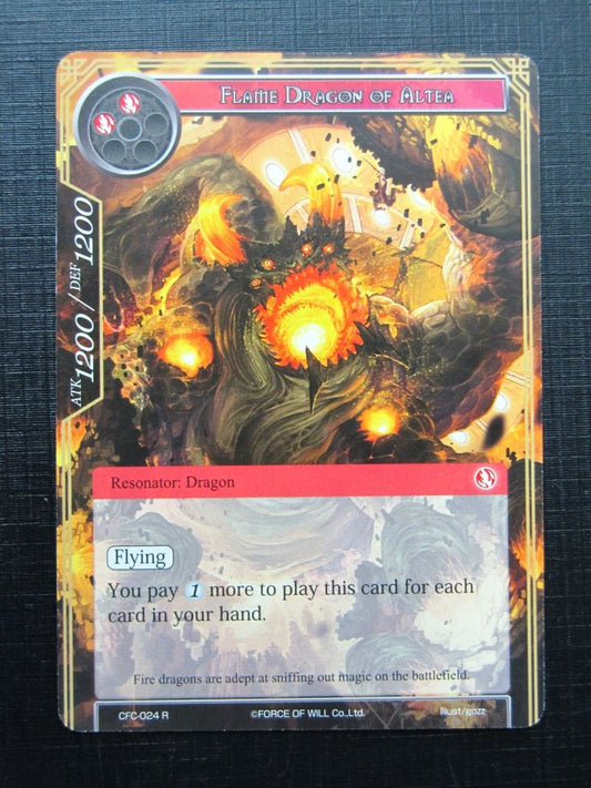 Force of Will Cards: FLAME DRAGON OF ALTEA # 18F38