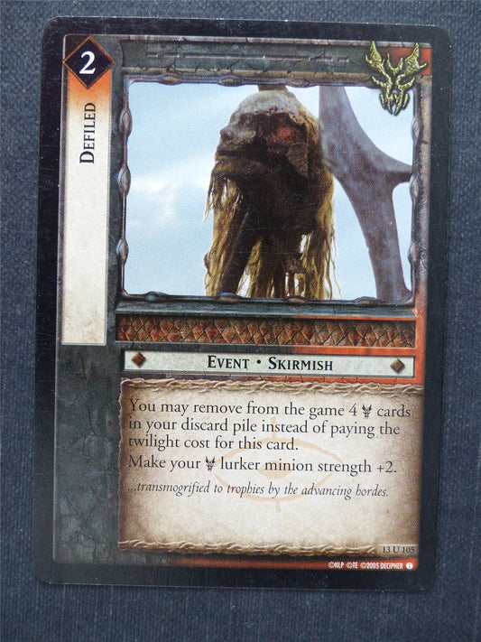 Defiled 13 U 105 - LotR Cards #LY