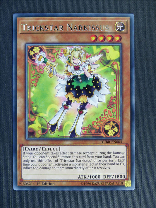 Trickstar Narkissus CIBR Rare - 1st ed - Yugioh Cards #13T