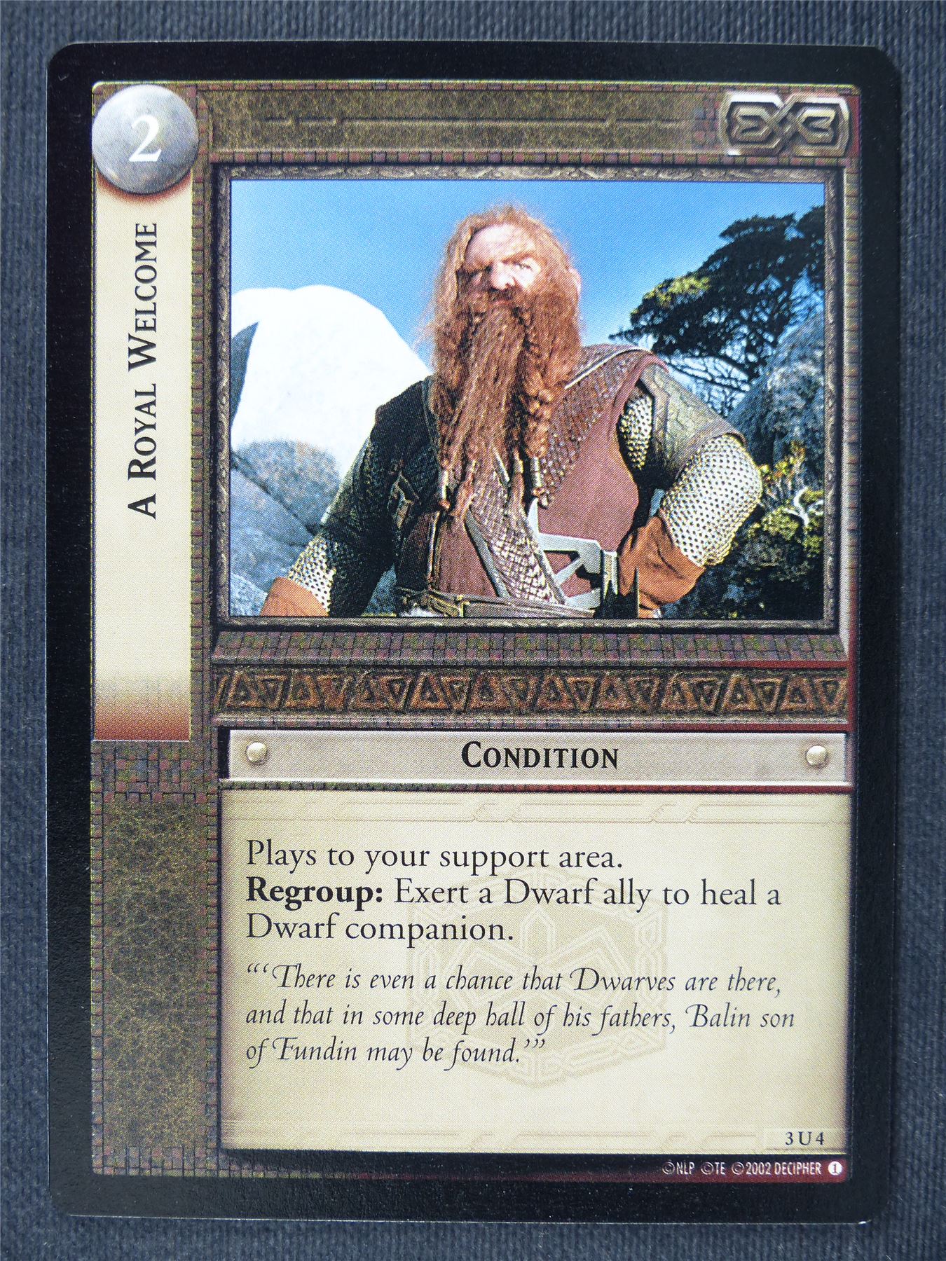 A Royal Welcome 3 U 4 - LotrR Cards #3HH