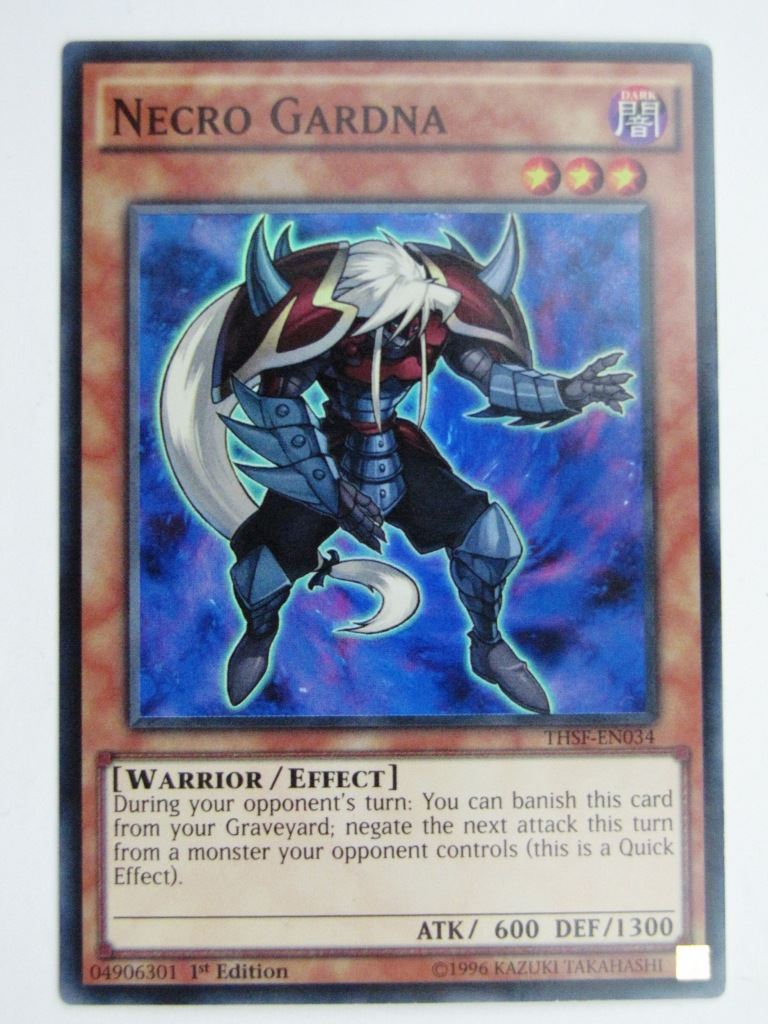 Yugioh Played Cards: NECRO GARDNA THSF SUPER RARE # 29G69