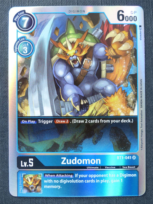 Zudomon BT1-041 SR - Digimon Cards #OV