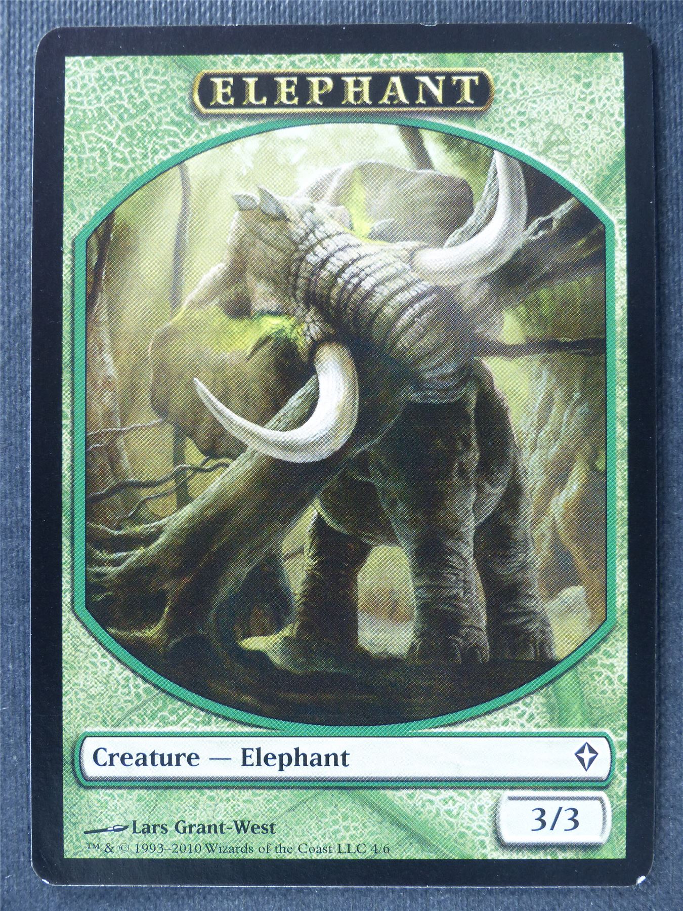Elephant Token - Mtg Card #1RH