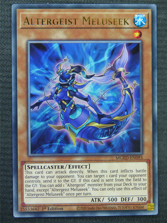 Altergeist Meluseek MGED Rare - 1st ed - Yugioh Card #8RP