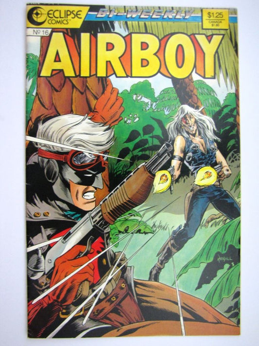 Eclipse Comics: AIRBOY #16 FEBRUARY 1987 # 34J24