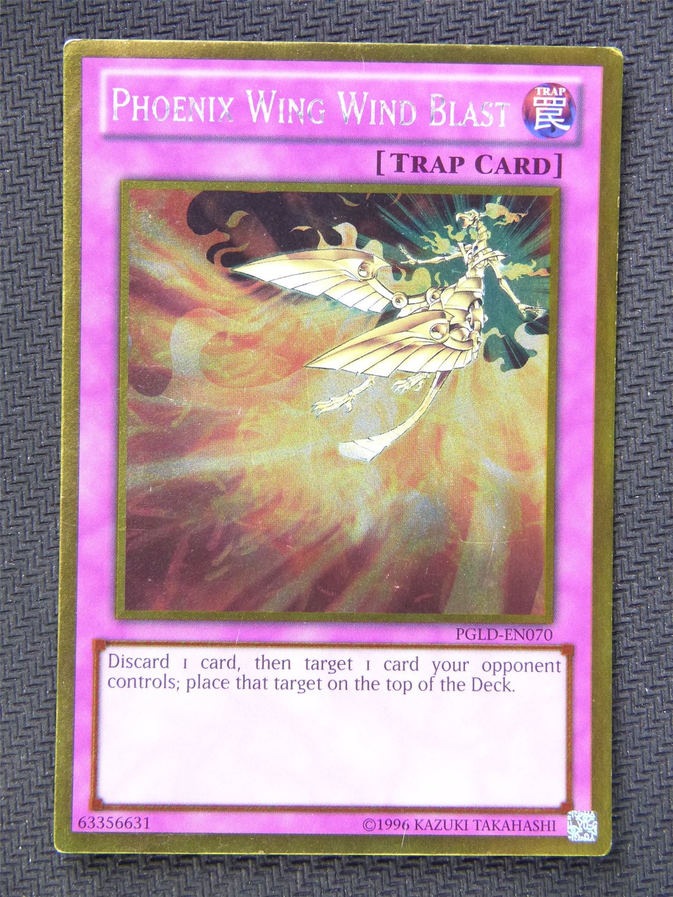 Phoenix Wing Wind Blast PGLD Gold - Ultra Rare - Yugioh Card #5KL