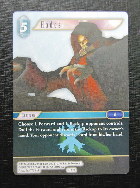 Final Fantasy Cards: HADES 1-052R # 27E41