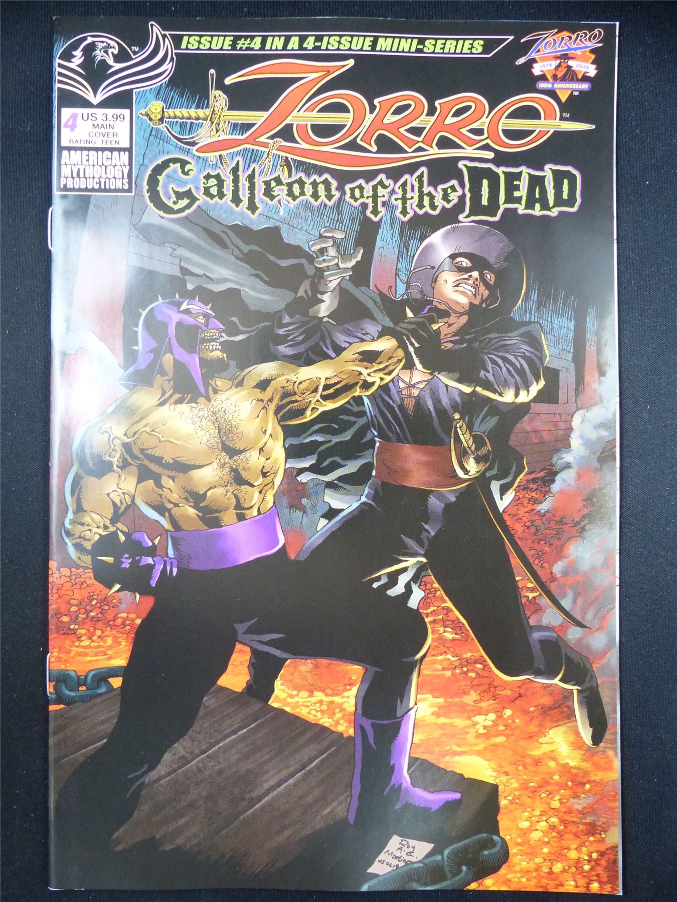 ZORRO: Galleon of the Dead #4 - Apr 2023 Mythology Comic #1AH