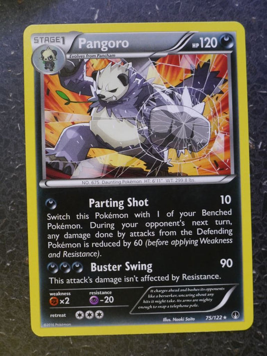 Pokemon Cards: PANGORO 75/122 RARE # 7A87