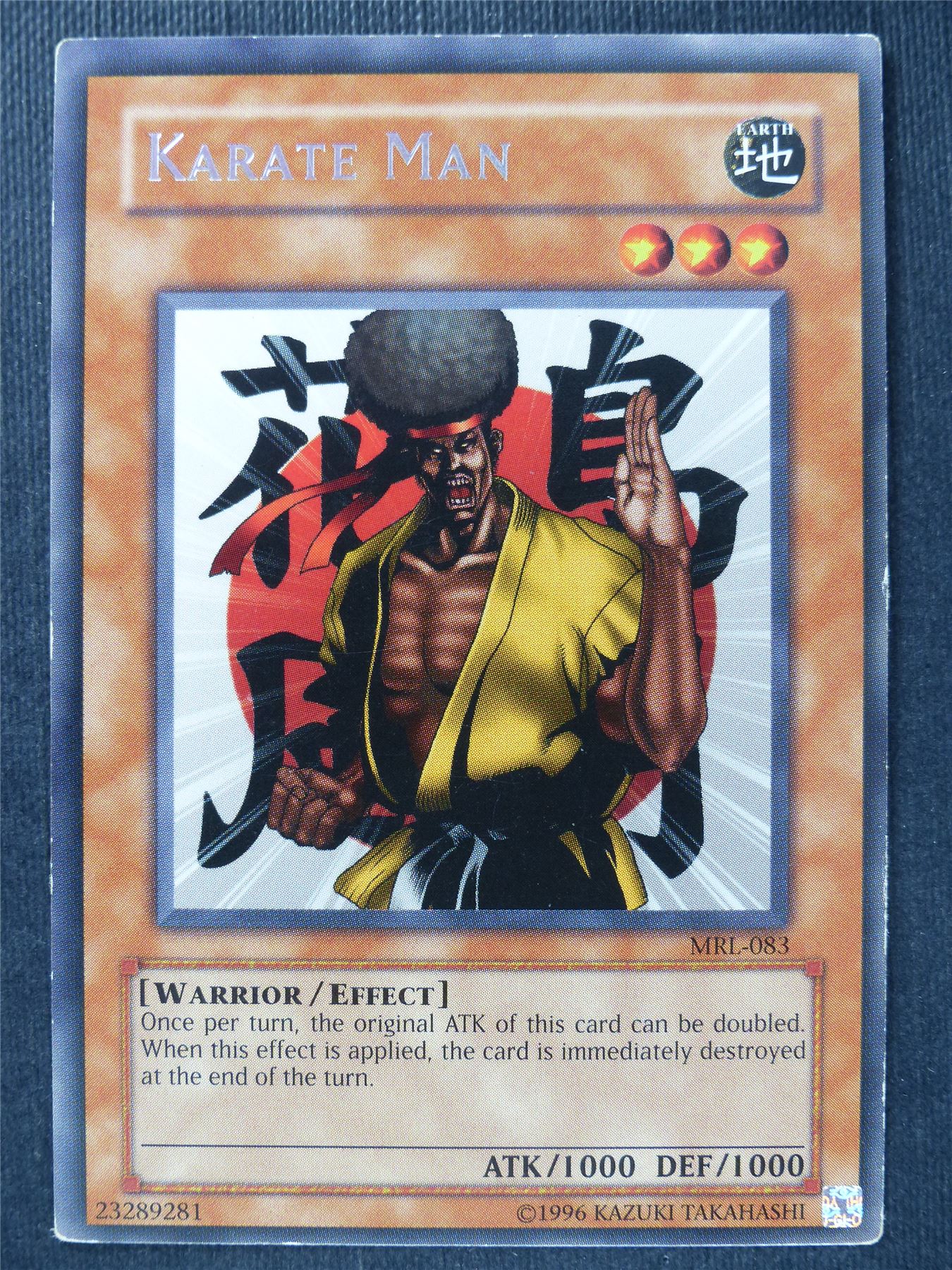 Karate Man MRL Rare played - Yugioh Cards #61