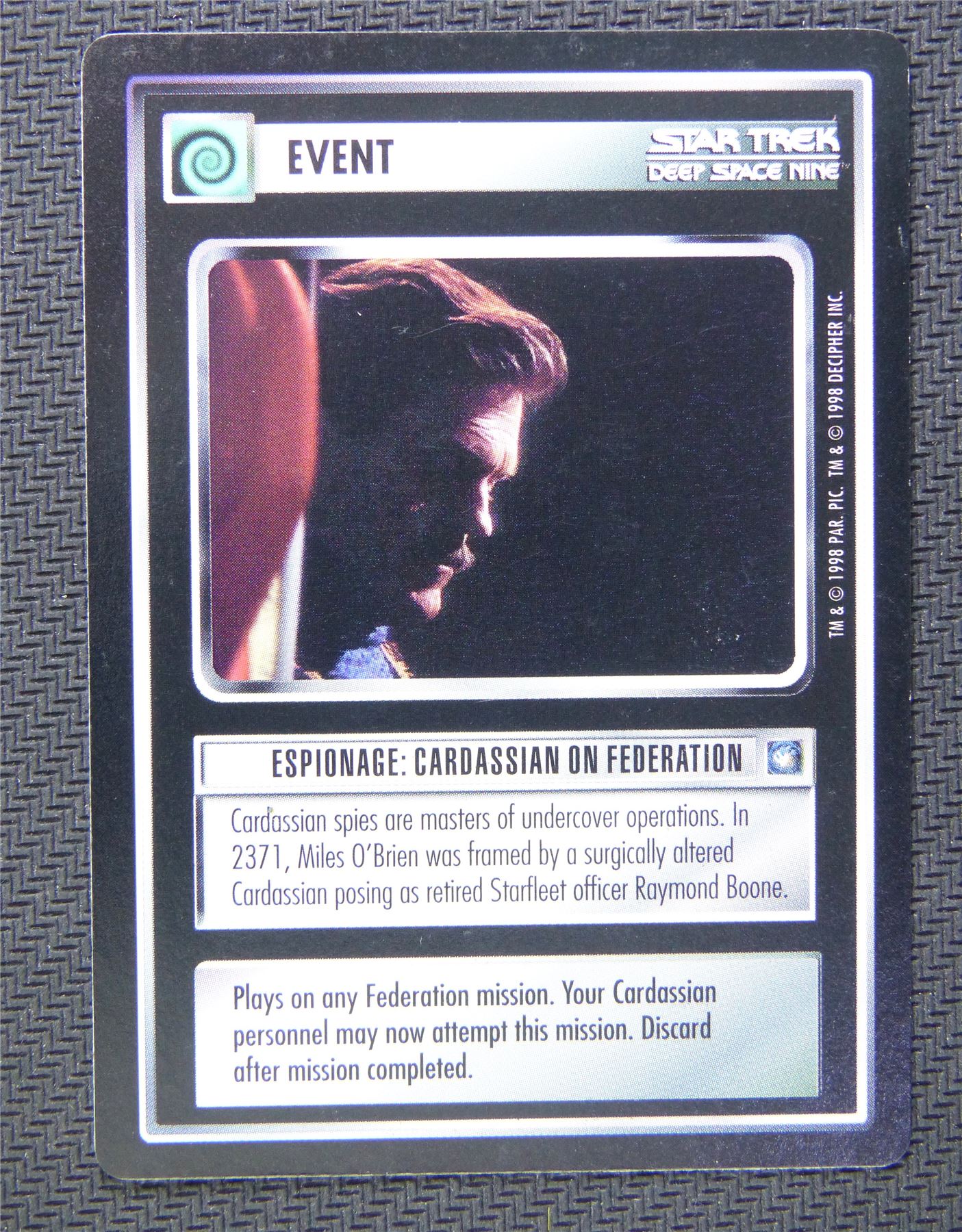 Event Espionage Cardassion Federation - Star Trek CCG Deep Space Nine #55G