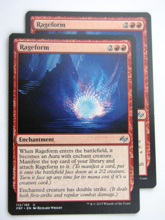 MTG Magic Cards: Fates Reforged: RAGEFORM x2 # E64