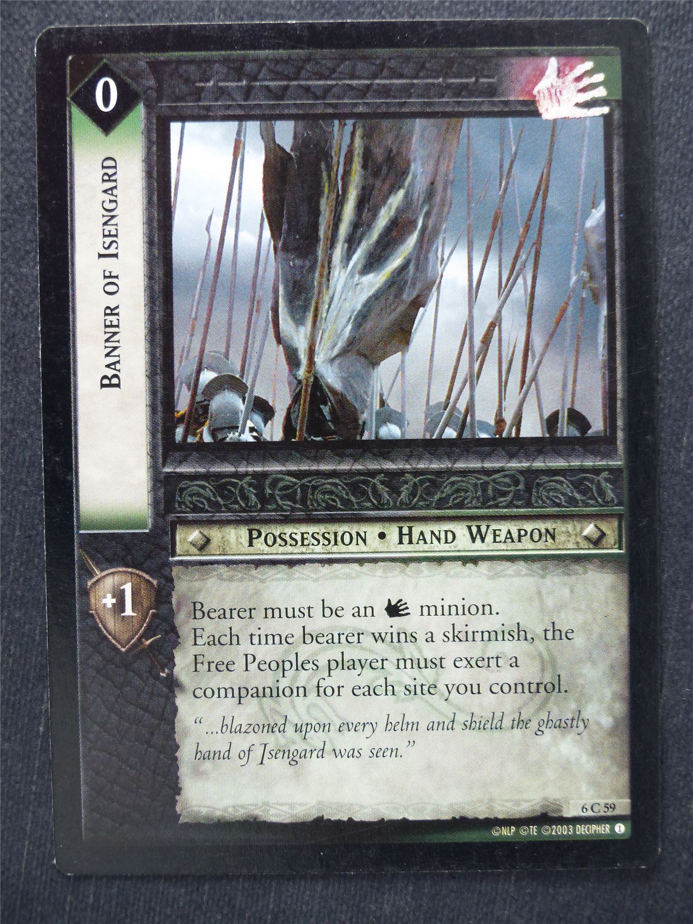 Banner of Isengard 6 C 59 - LotR Cards #T7