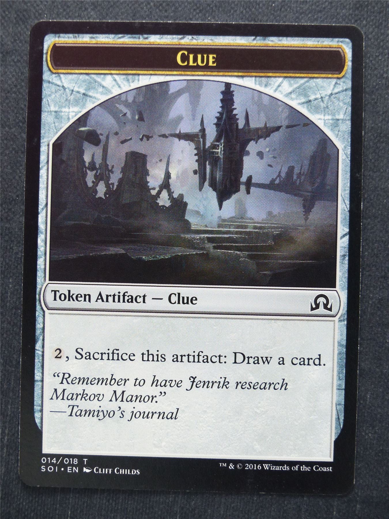 Clue Token - Mtg Magic Card #B7