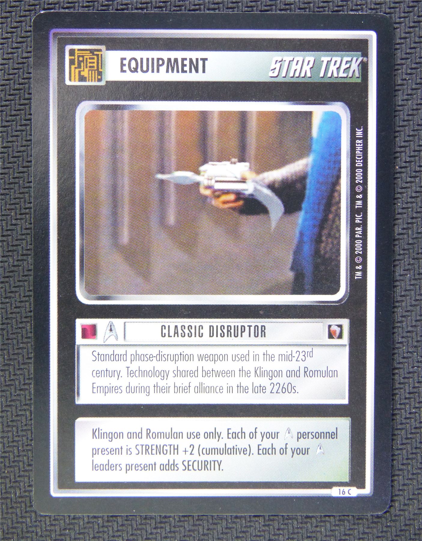 Equipment Classic Disruptor - Star Trek CCG #54Q