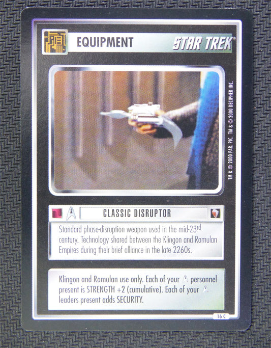 Equipment Classic Disruptor - Star Trek CCG #54Q