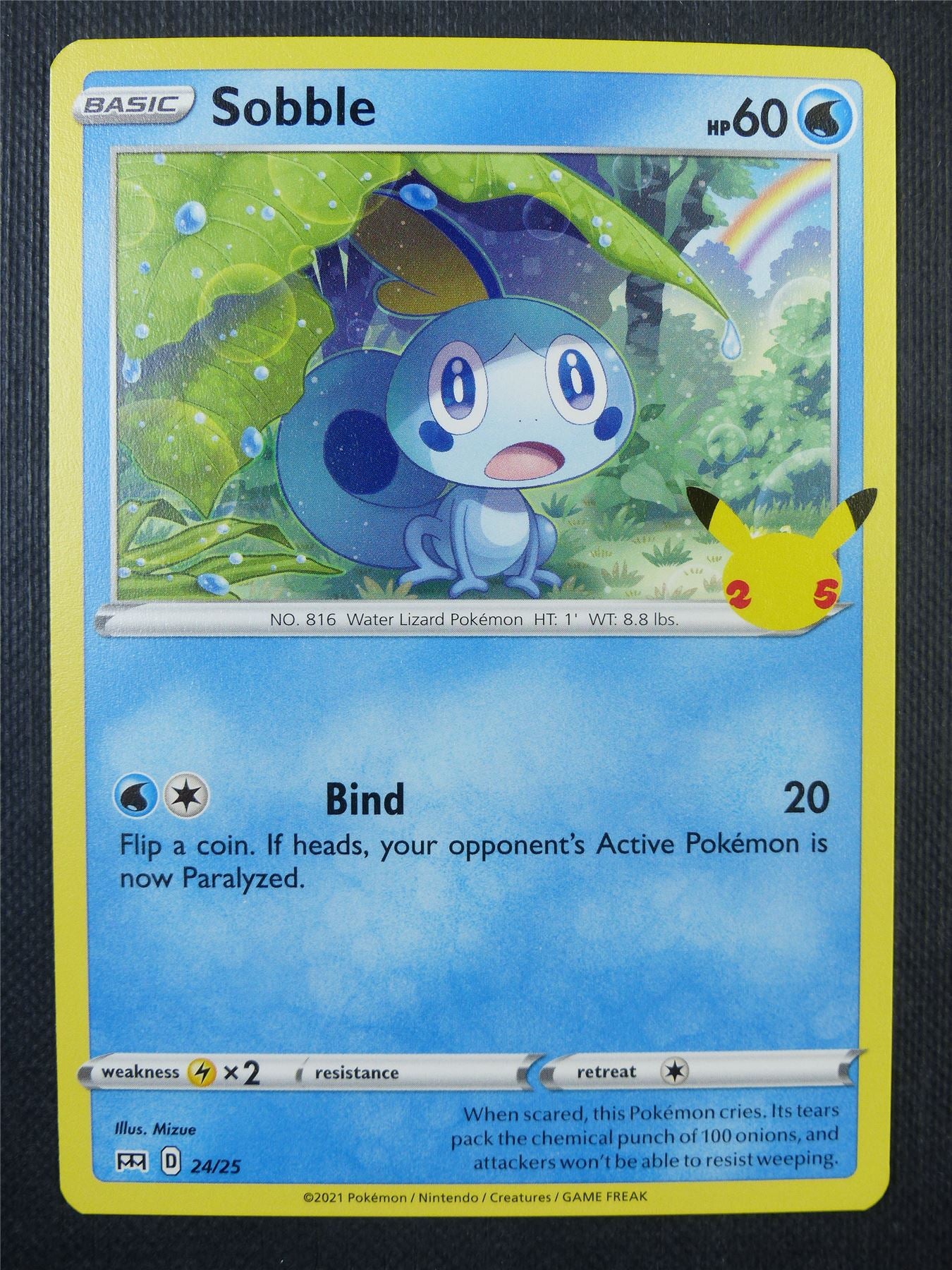 Sobble 24/25 Mcdonalds Promo - Pokemon Card #6QV