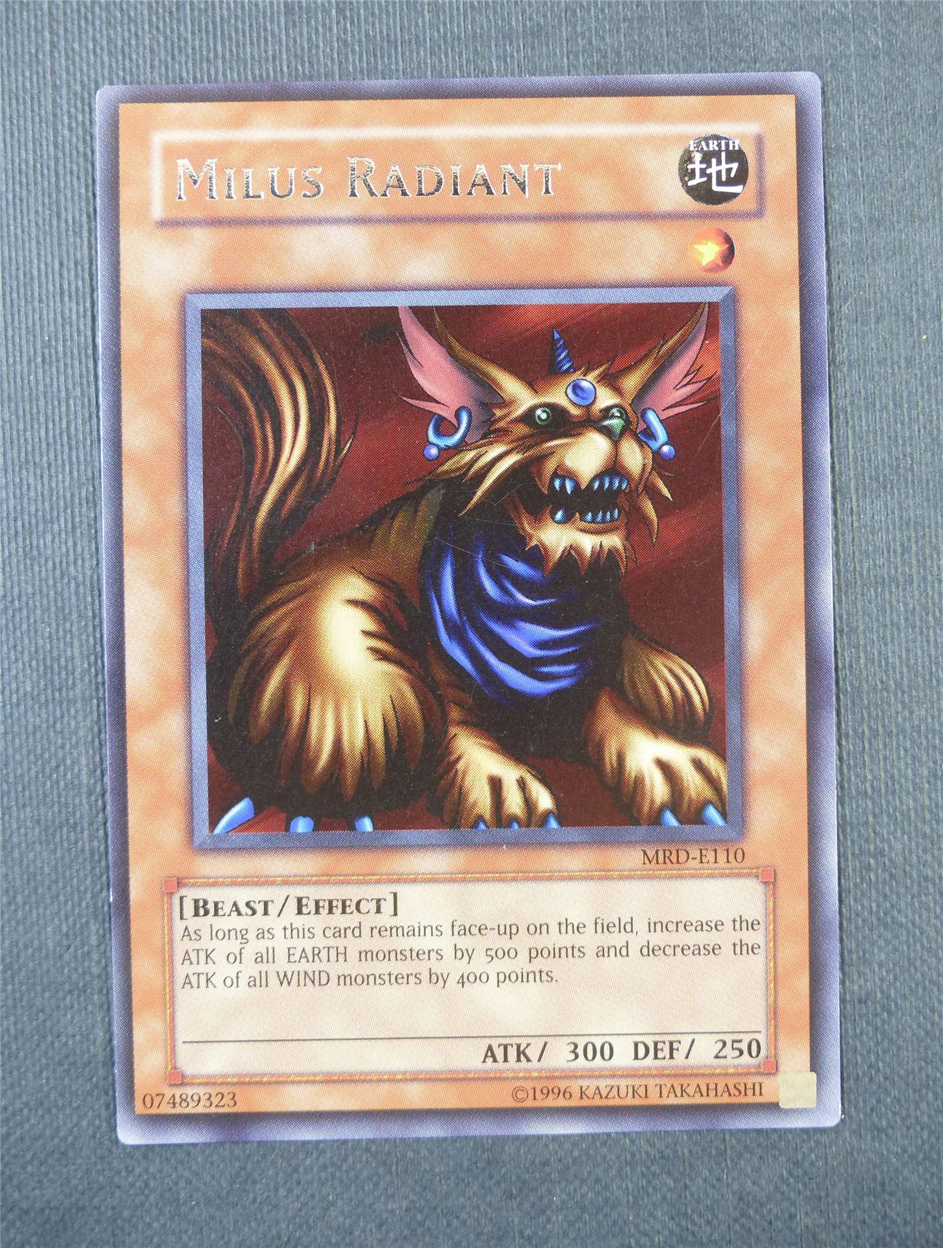 Milus Radiant MRD Rare played - Yugioh Card #57W