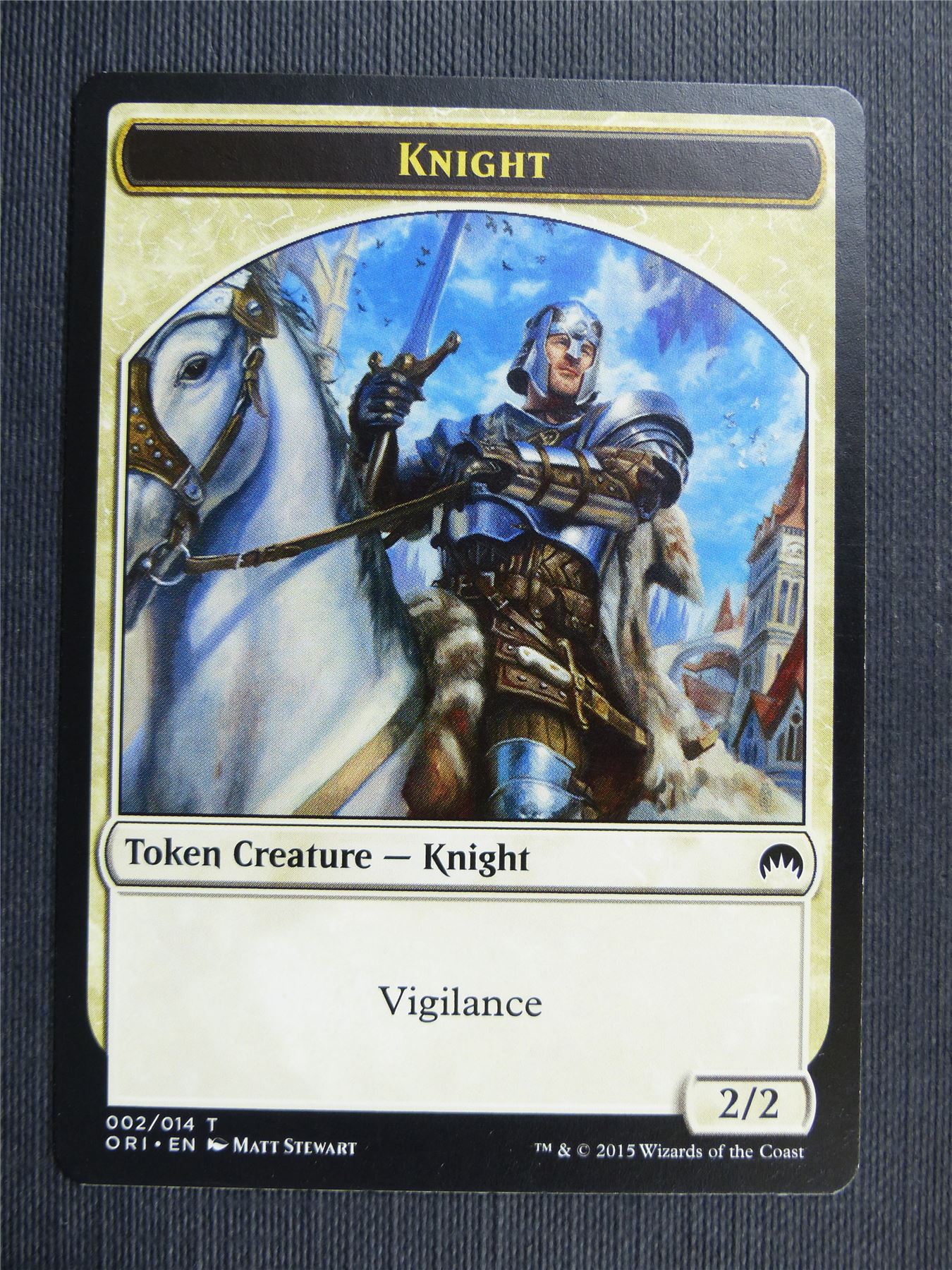 Knight Token - Mtg Magic Cards #45G