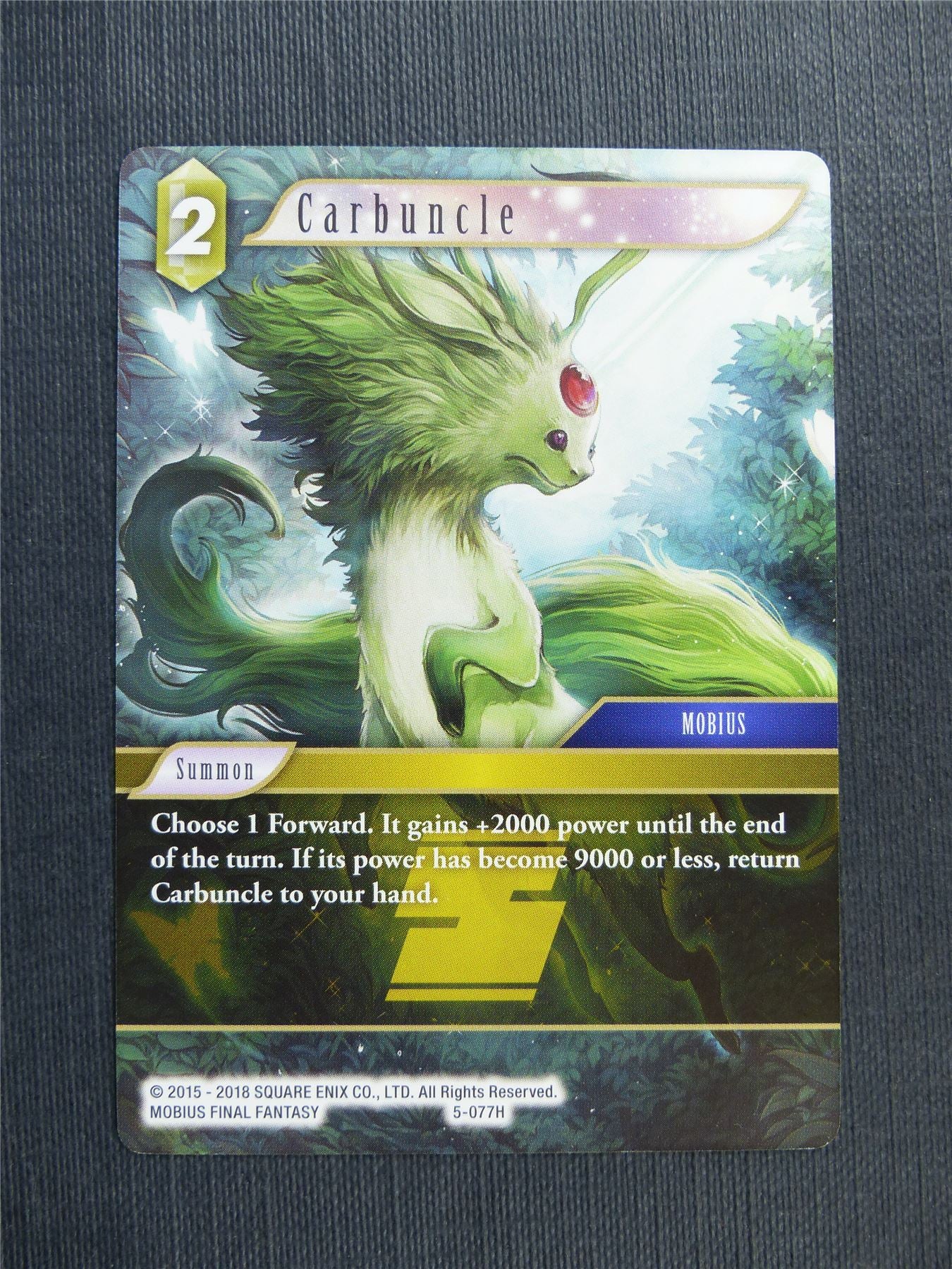 Carbuncle 5-077H - Final Fnatasy Cards #1O9