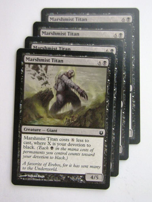 MTG Magic Cards: MARSHMIST TITAN x4 Born of the Gods playset # 24B84