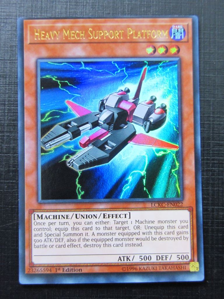 Heavy Mecha Support Platform LCKC Ultra Rare - 1st ed - Yugioh Card # 1J56