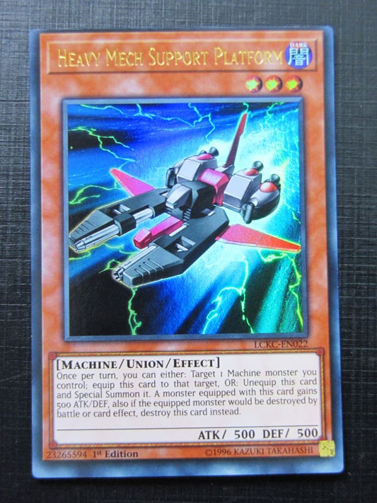 Heavy Mecha Support Platform LCKC Ultra Rare - 1st ed - Yugioh Card # 1J56