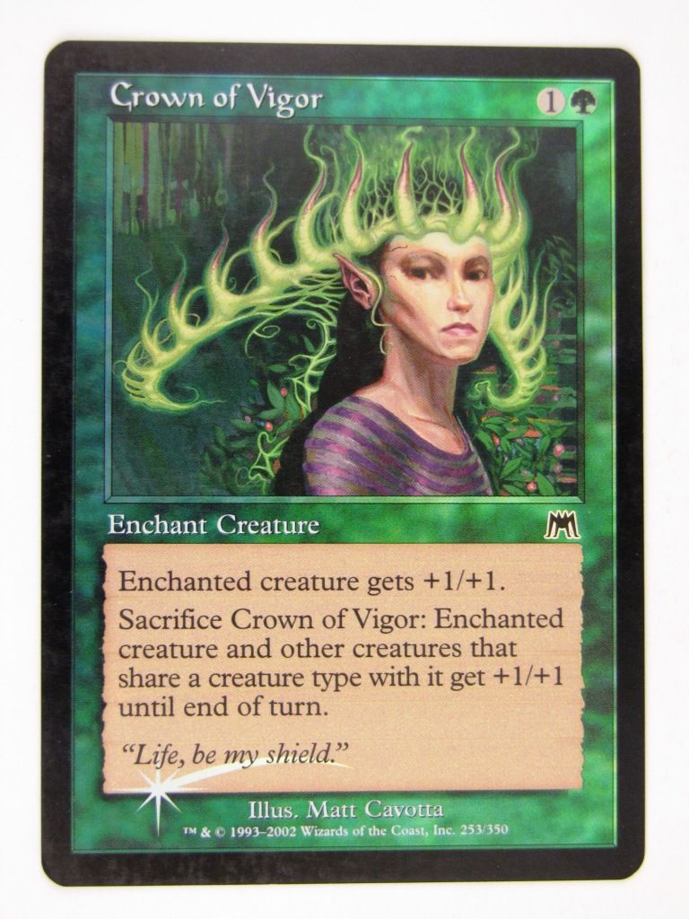 Mtg FOIL - CROWN OF VIGOR - played