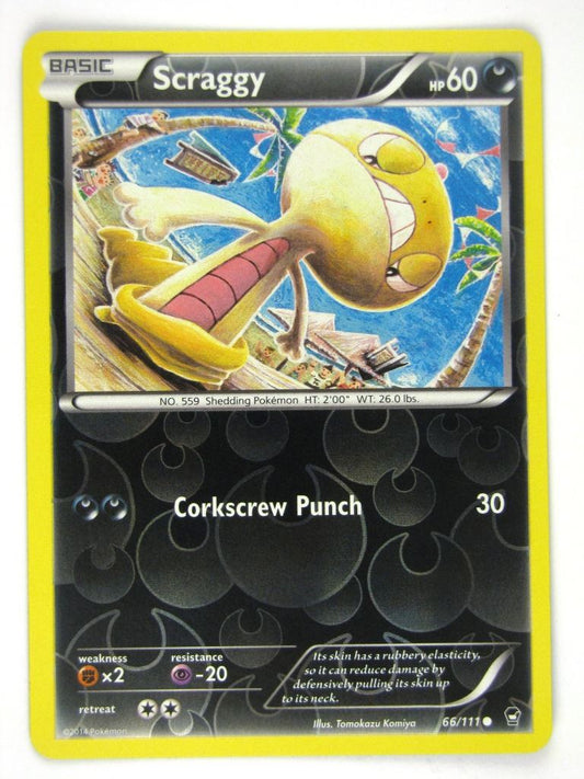 Pokemon Cards: SCRAGGY 66/111 REVERSE HOLO # 20A37