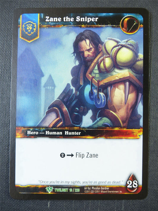 Zane the Sniper 10/220 - WoW Card #161