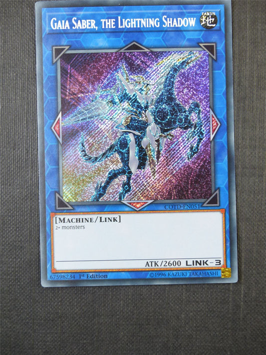 Gaia Saber, the Lightning Shadow - Yugioh Card #9M6