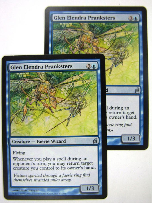 MTG Magic Cards: GLEN ELENDRA PRANKSTERS x2 # 8F53