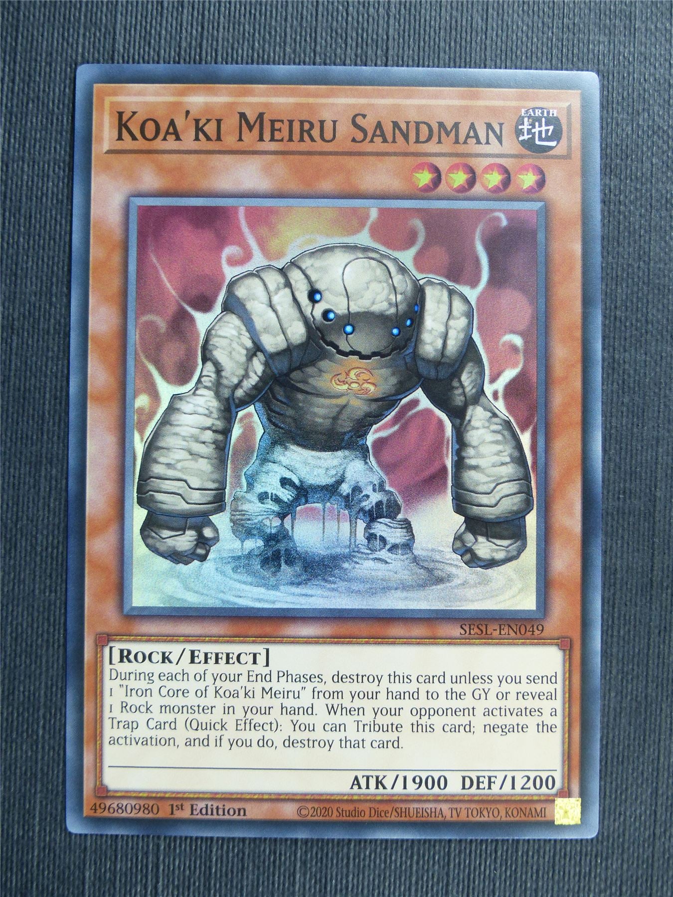 Koa'ki Meiru Sandman - SESL Yugioh Card