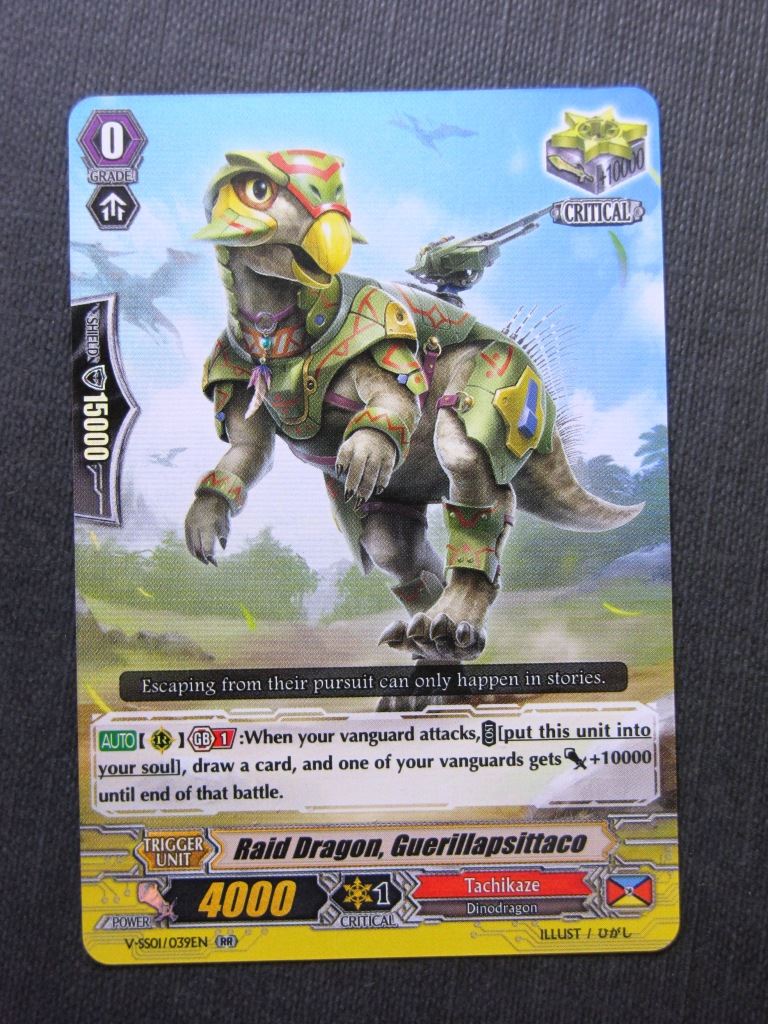 Raid Dragon Guerillapsittaco V-SS01 RR - Vanguard Cards #EQ