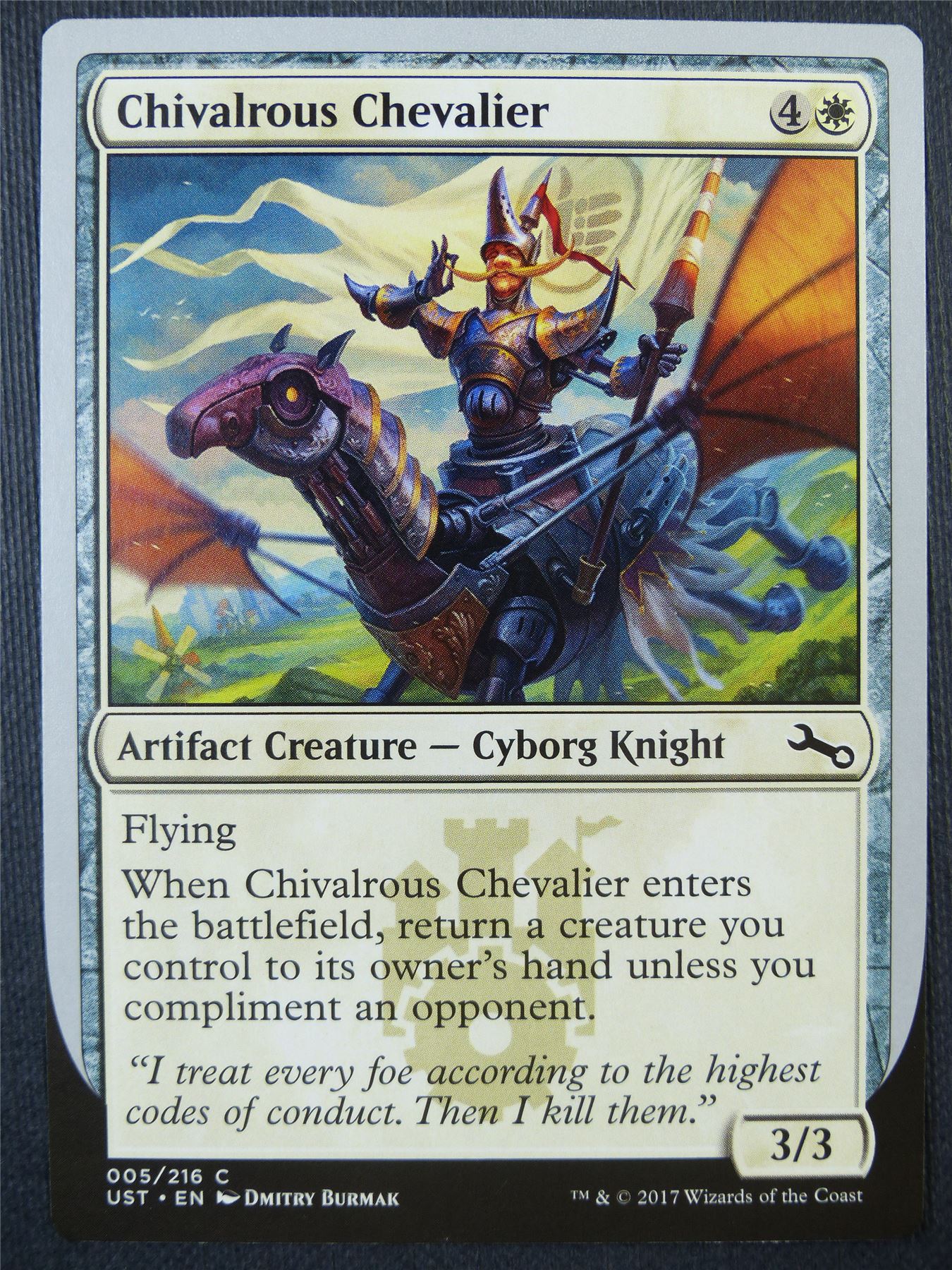 Chivalrous Chevalier - Unstable - Mtg Card #5OQ