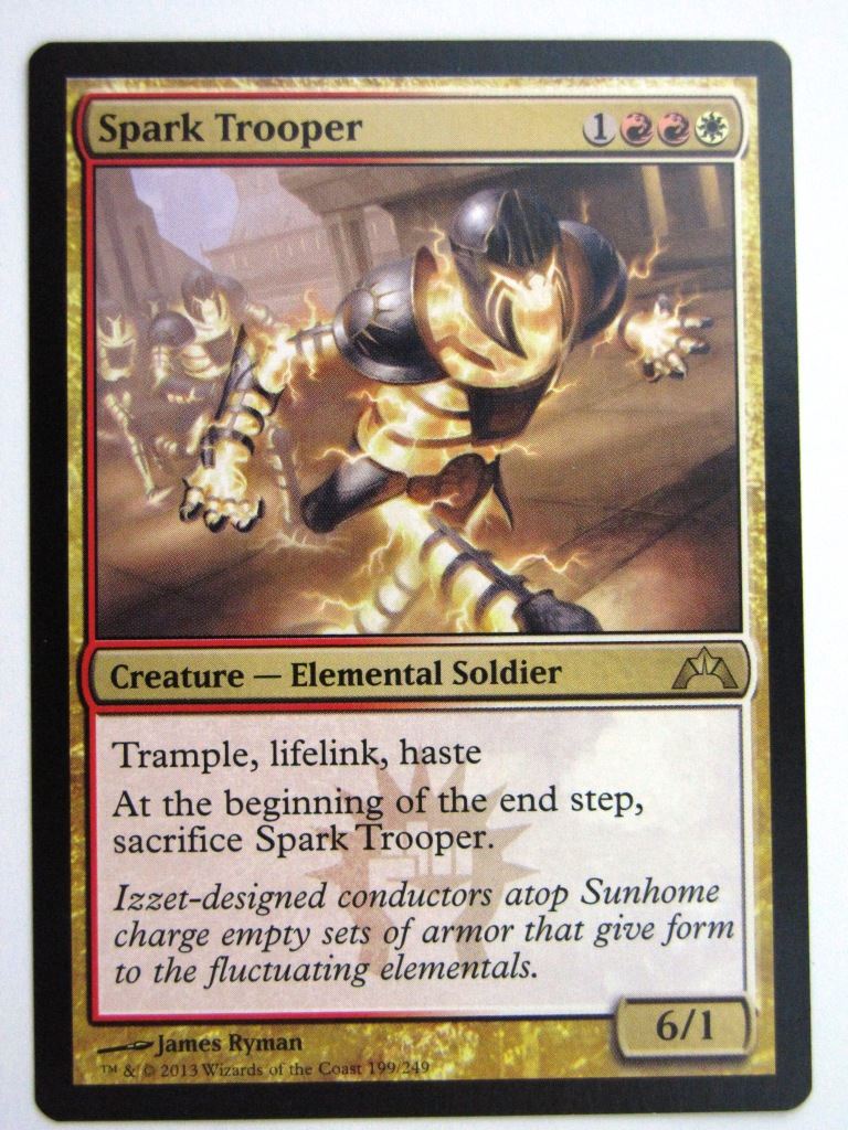 MTG Magic Played Cards: SPARK TROOPER # 25J95