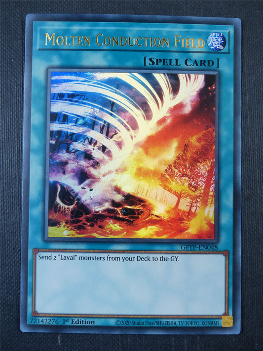 Molten Conduction Field GFTP Ultra Rare - 1st ed Yugioh Card #9FA