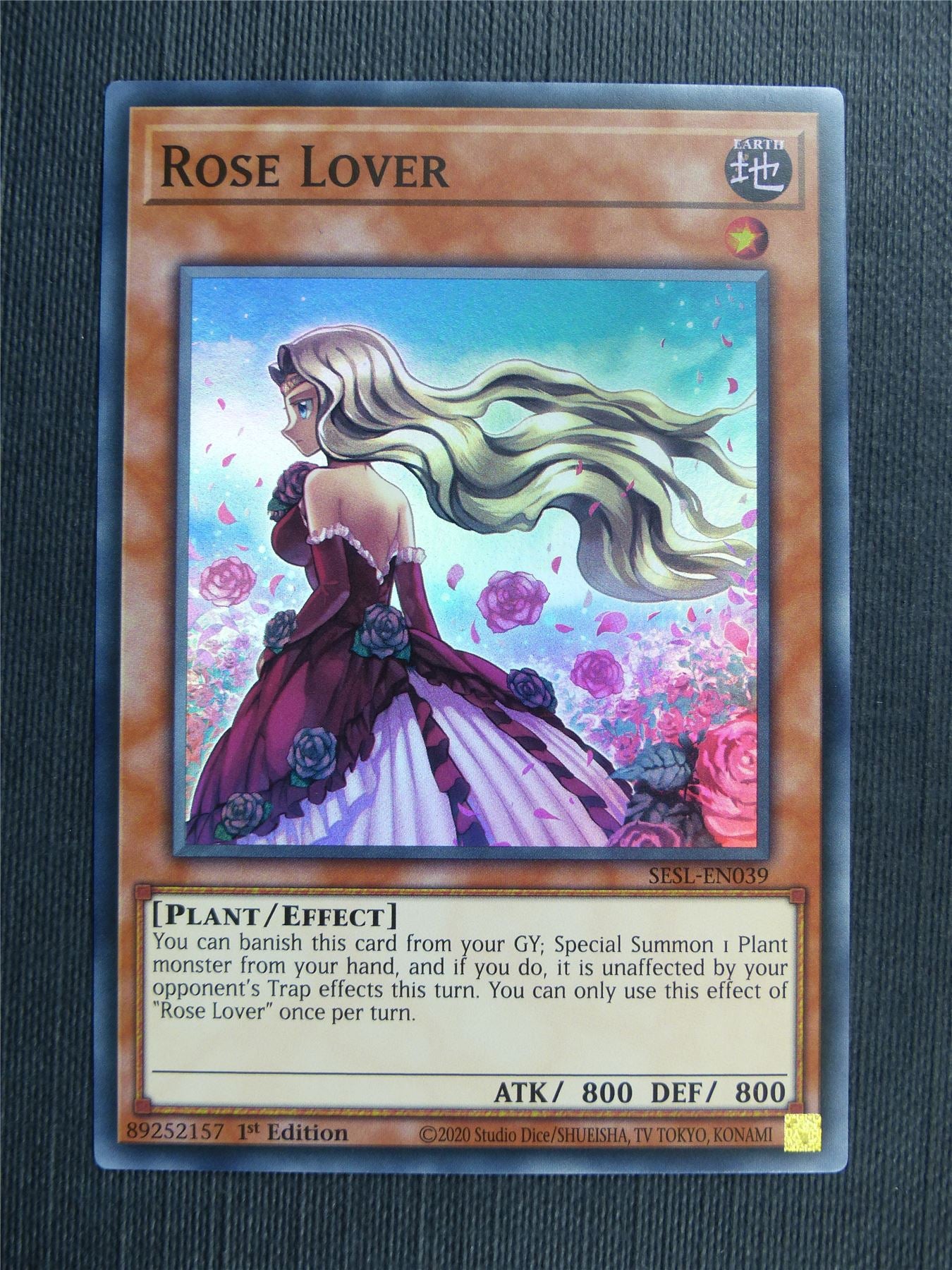 Rose Lover - SESL Yugioh Card