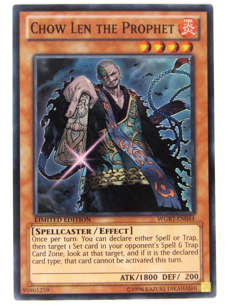 Yugioh Cards: CHOW LEN THE PROPHET WGRT SUPER RARE