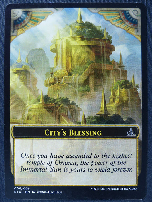 City's Blessing Token - Mtg Card #3SN