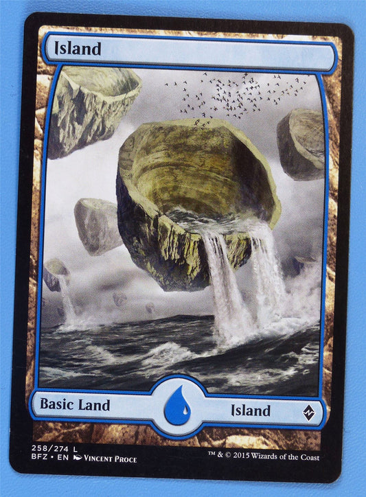 Island - Full Art - Mtg Card # 2I34